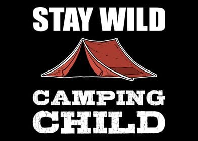 Camping Child Camper And A