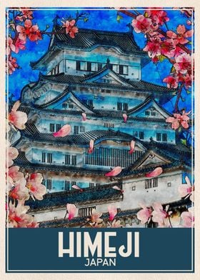 Travel Art Himeji Japan