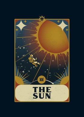 Astronaut Tarot Sun