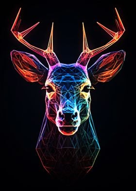 Neon Deer