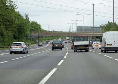 England London M25 driving
