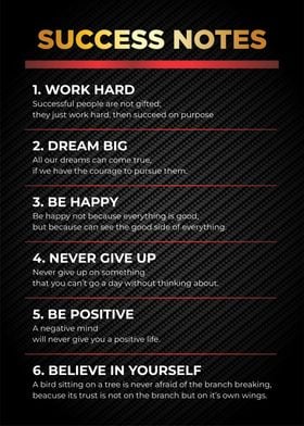 success notes