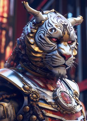 Cyberpunk Tiger