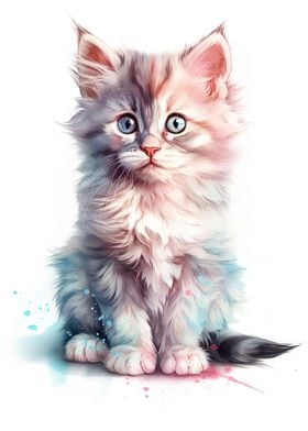 American Curl Baby Kitten