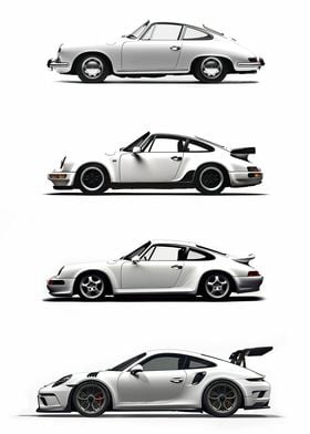 Porsche 911 Posters Online - Shop Unique Metal Prints, Pictures