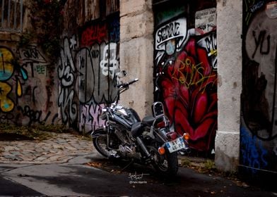 Motorbike in Lyon 2