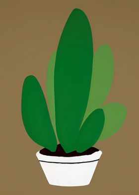 Retro Cactus Wall Art