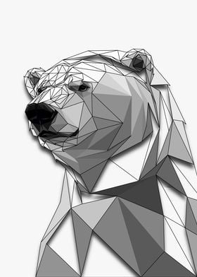 Polar Bear Poly Half Frame