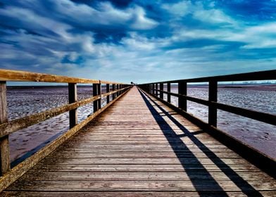 Jetty on the North Sea