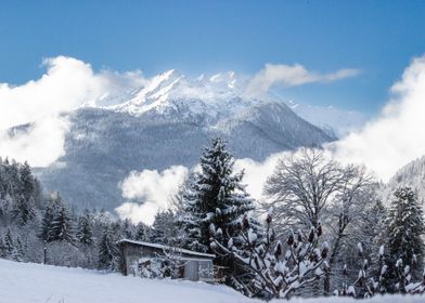 Quiet morning in the Alps