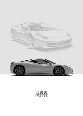 Ferrari 458 Italia  White