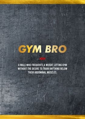 gym bro