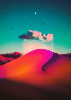 Colorful Desert Cloud