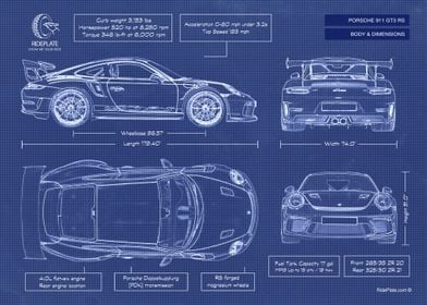 911 GT3 Blueprint