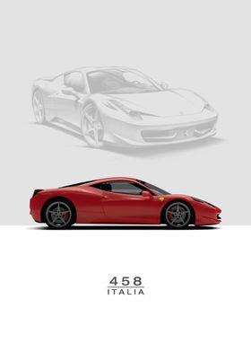 Ferrari 458 Italia  Red