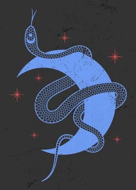 Celestial Moon Snake