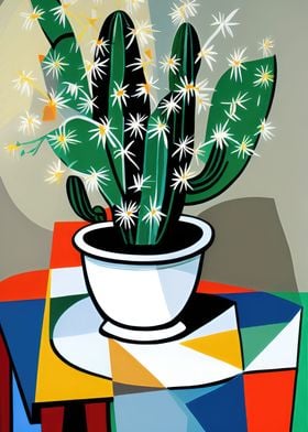 Cactus Plant Art Print