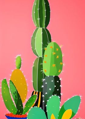 Cute Cactus Poster