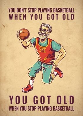 old basketball player