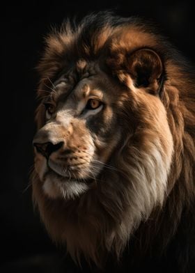 Proud lion