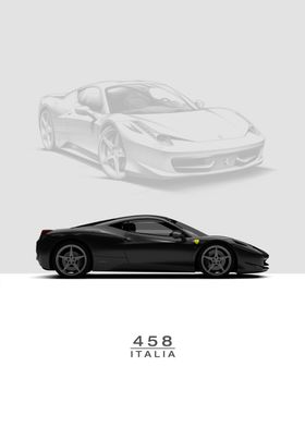 Ferrari 458 Italia  Black