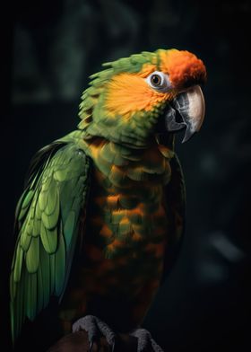 Amazing parrot