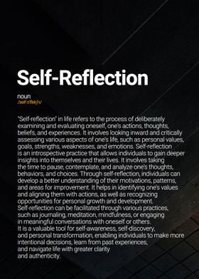 Self Reflection