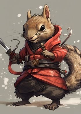Samurai squirrel