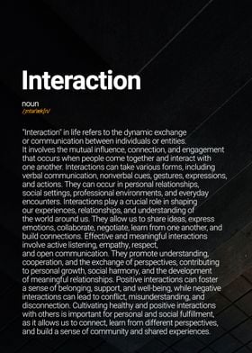 Interaction