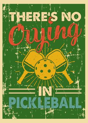 No crying in pickleball