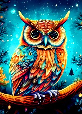 Colorful Owl