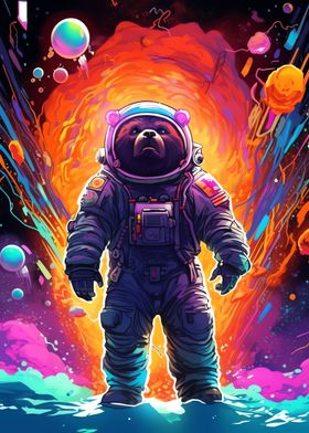 Fantasy Astronaut Bear