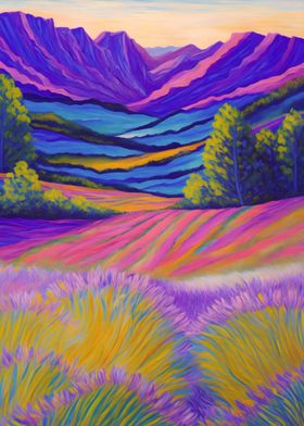 Purple Landscape