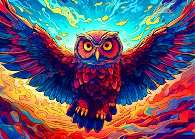 Colorful Owl