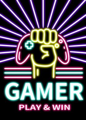 Neon Gamer play and win