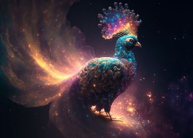 Fantasy peacock