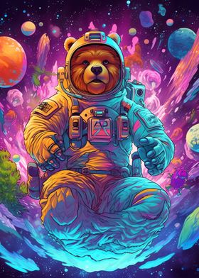 Fantasy Astronaut Bear