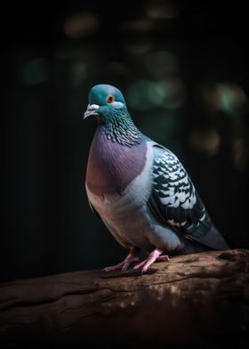 Serene pigeon