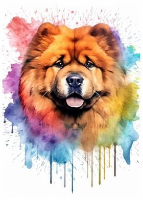 Watercolor Chowchow