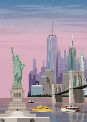 NYC Travel Print