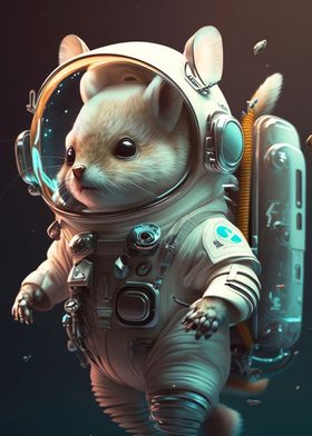 Fantasy Astronaut Mouse