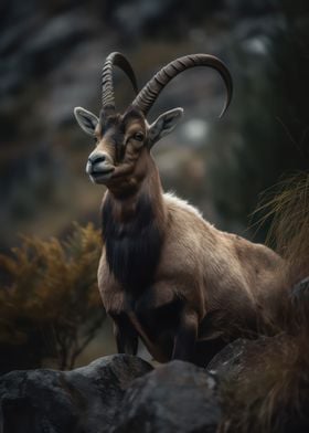 Iconic ibex