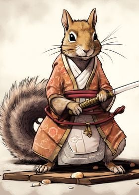 Samurai squirrel