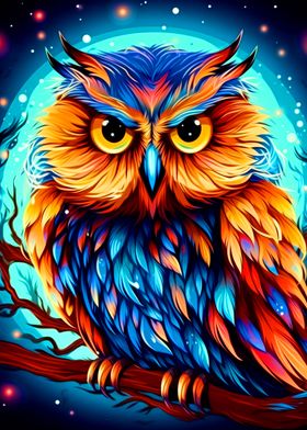 Colorful Owl