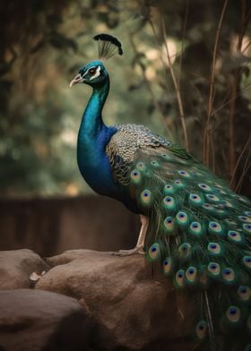 Regal peacock