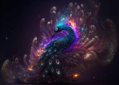 Fantasy peacock