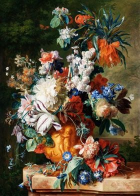 Bouquet of Flowers in Urn