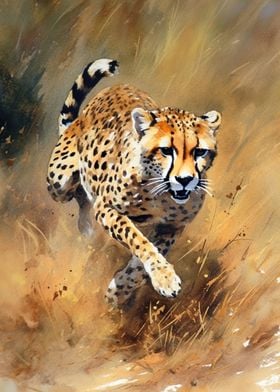 Hunting Cheetah 