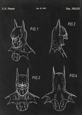 Batman Mask patent