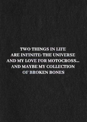 Two things in life
